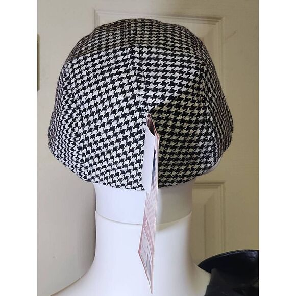 KAVU Limited Edition Houndstooth Short Bill Hat Cap #B5 - Picture 4 of 5